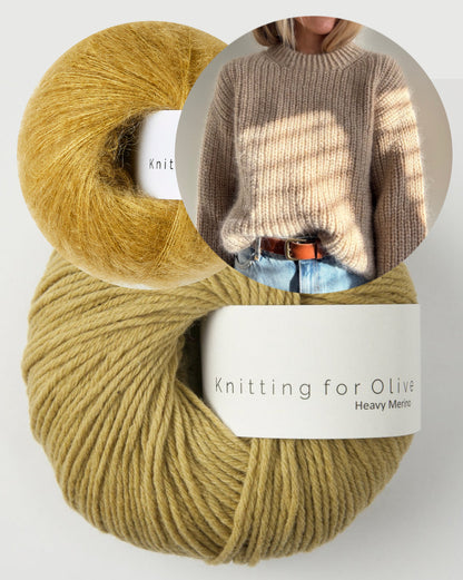 Coco Amour Knitwear Cramond Sweater mit Heavy Merino und Soft Silk Mohair von Knitting for Olive 12
