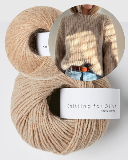 Coco Amour Knitwear Cramond Sweater mit Heavy Merino und Soft Silk Mohair von Knitting for Olive 5