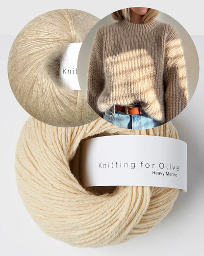 Coco Amour Knitwear Cramond Sweater mit Heavy Merino und Soft Silk Mohair von Knitting for Olive 6