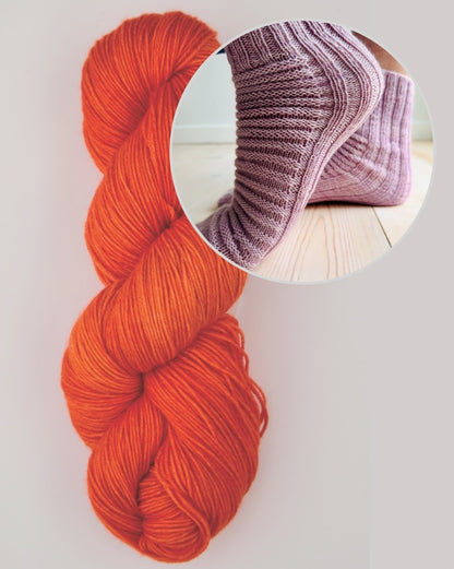 Curly Socks | super easy with Terra from Symfonie Yarns