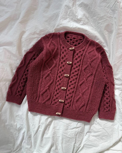 Dagmar Jacket Kids | rustic jacket made from Double Sunday by Sandnes Garn