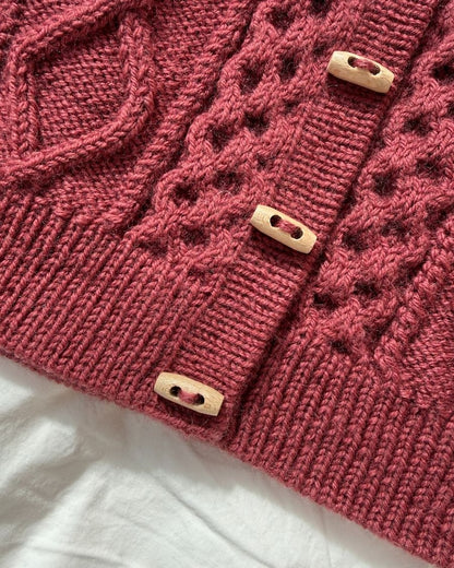 Dagmar Jacket Kids | rustic jacket made from Double Sunday by Sandnes Garn