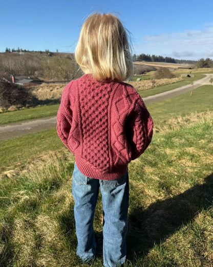 Dagmar Jacket Kids | rustic jacket made from Double Sunday by Sandnes Garn