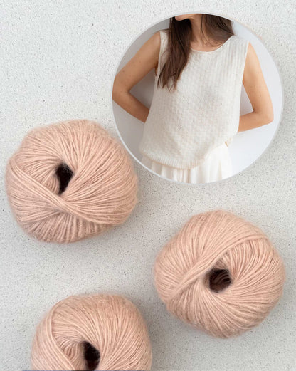 Dandelion Whiff Top | light pattern made from Suave by Pascuali