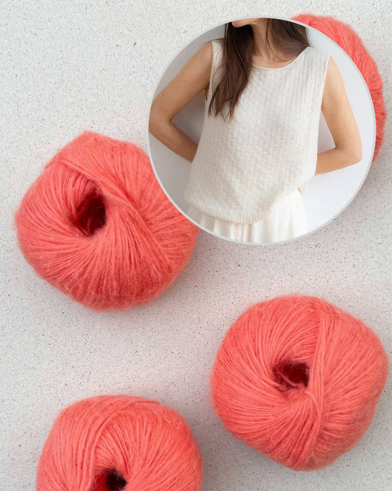 Dandelion Whiff Top | light pattern made from Suave by Pascuali