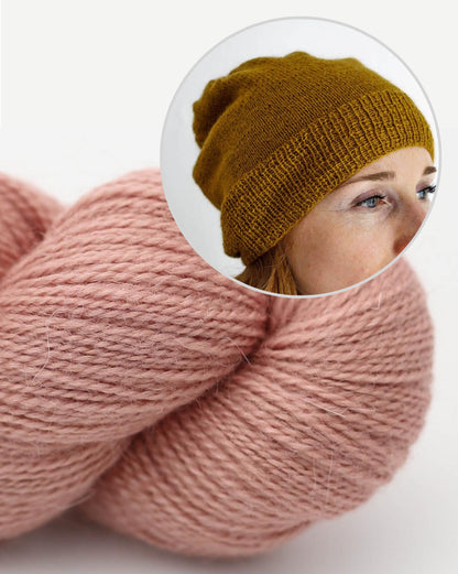 Dartmoor Mütze von Erika Knight mit Moorland Mohair 5