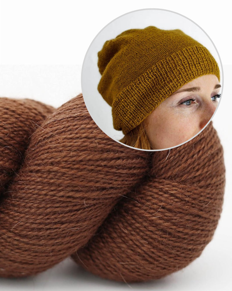 Dartmoor Mütze von Erika Knight mit Moorland Mohair 8