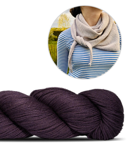The Easiest Shawl in the World | casually soft made from Cheeky Merino Joy by Rosy Green Wool