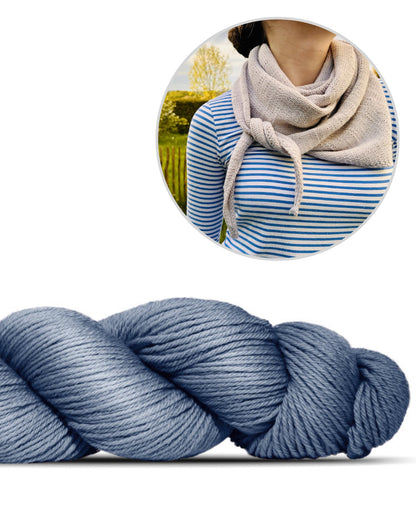 The Easiest Shawl in the World | casually soft made from Cheeky Merino Joy by Rosy Green Wool