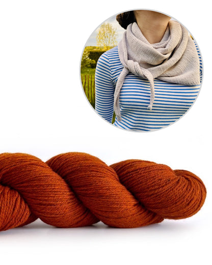 The Easiest Shawl in the World | casually soft made from Cheeky Merino Joy by Rosy Green Wool