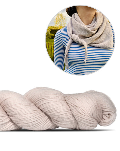 The Easiest Shawl in the World | casually soft made from Cheeky Merino Joy by Rosy Green Wool
