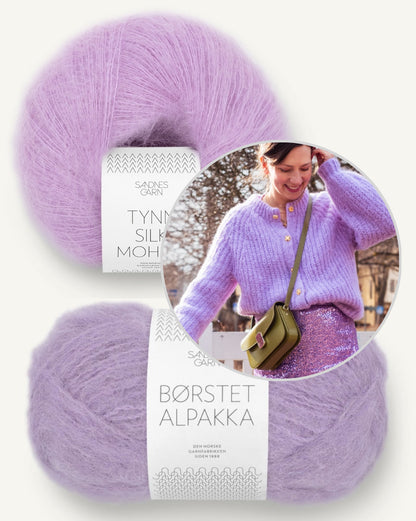 Daydreamer Cardigan | soft und leicht aus Borstet Alpakka und Tynn Silk Mohair