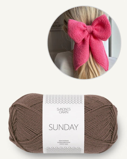 December Bow | bezaubernde Schleife aus Sunday von Sandnes Garn