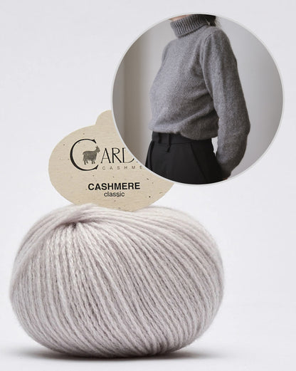 Delphine Sweater | col roulé ultra doux en cachemire classique de Cardiff
