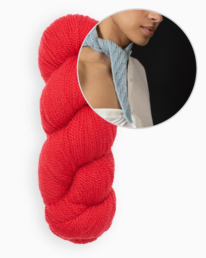 Écharpe Dern | petit foulard doux en Tynd de Woolfolk