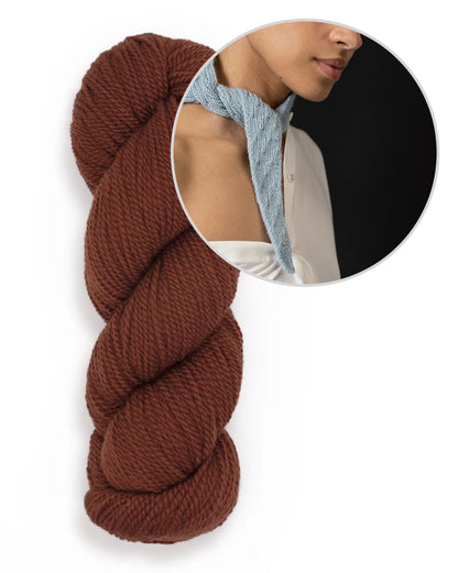 Écharpe Dern | petit foulard doux en Tynd de Woolfolk