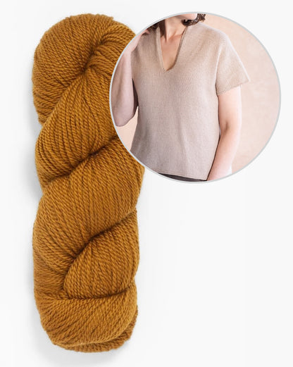 Dima Tee | casual and silky soft, made from Tynd by Woolfolk