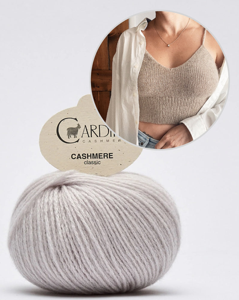 Caidree DK Sugar Boo Bralette mit Classic Cashmere von Cardiff 14