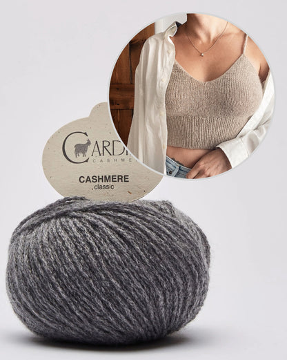Caidree DK Sugar Boo Bralette mit Classic Cashmere von Cardiff 11