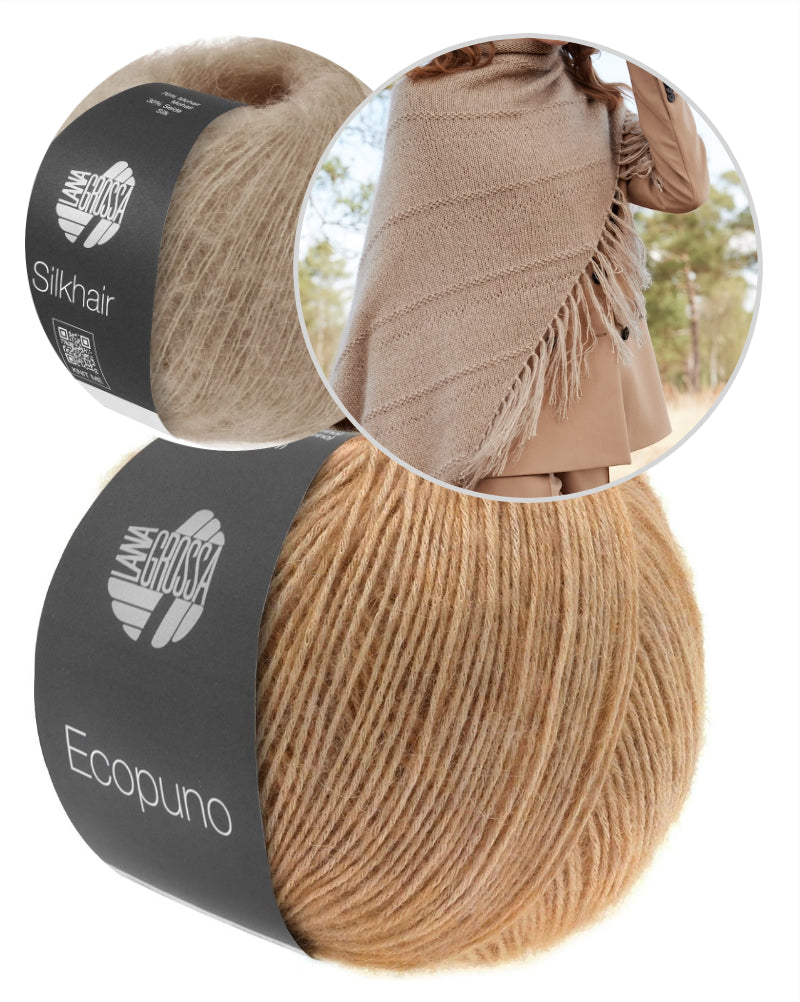 Lana Grossa Dreieckstuch Windhauch mit Ecopuno und Silkhair von Lana Grossa 8