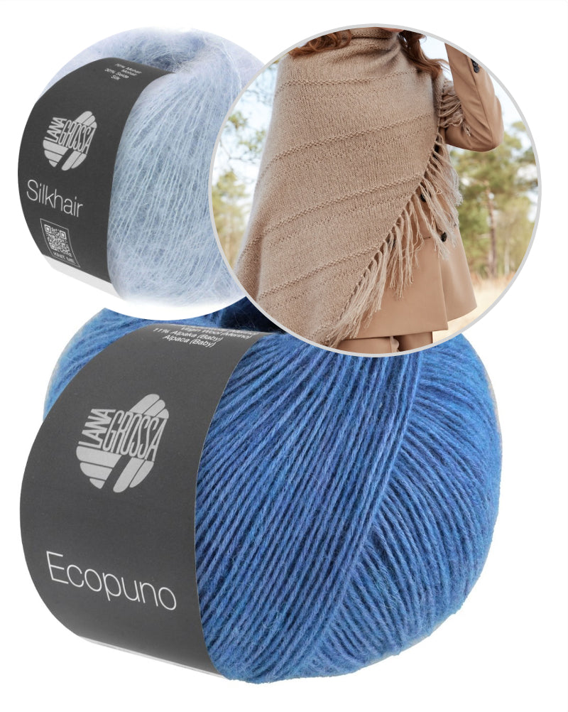 Lana Grossa Dreieckstuch Windhauch mit Ecopuno und Silkhair von Lana Grossa 9