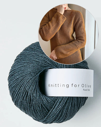 My Favourite Things Knitwear Dress No. 1 mit Pure Silk von Knitting for Olive 13