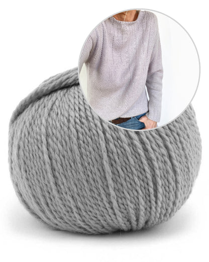 Drop me a Line | eleganter Pullover aus Tibetan von Pascuali