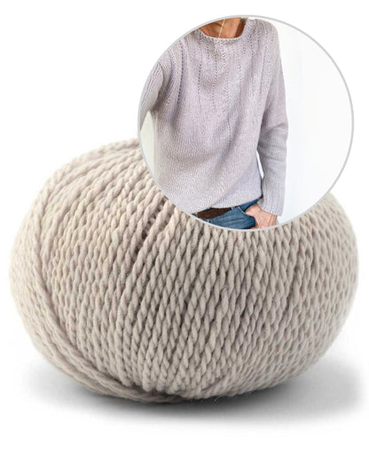 Drop me a Line | eleganter Pullover aus Tibetan von Pascuali