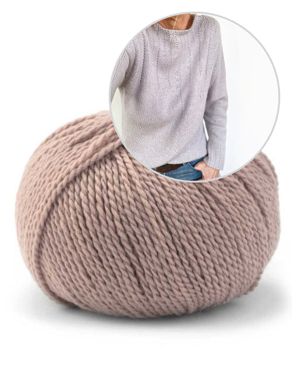 Drop me a Line | eleganter Pullover aus Tibetan von Pascuali