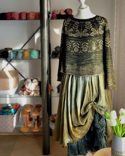 Pull libellule | motif délicat de libellules en fil Pinta de Pascuali