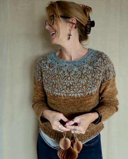 Speculoos Sweater | Romantic speculoos pattern from Balayage by Pascuali