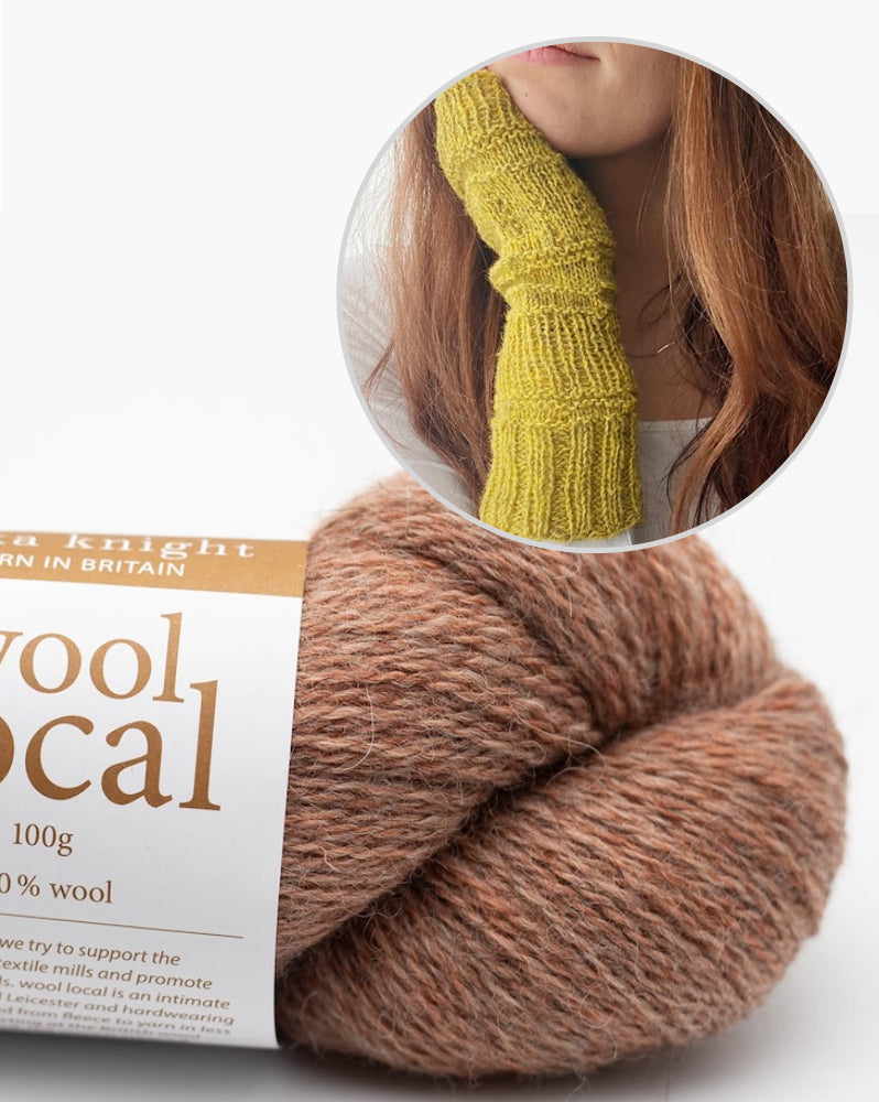 Elsbeth Judith Ribting Stulpen mit Wool Local von Erika Knight 9