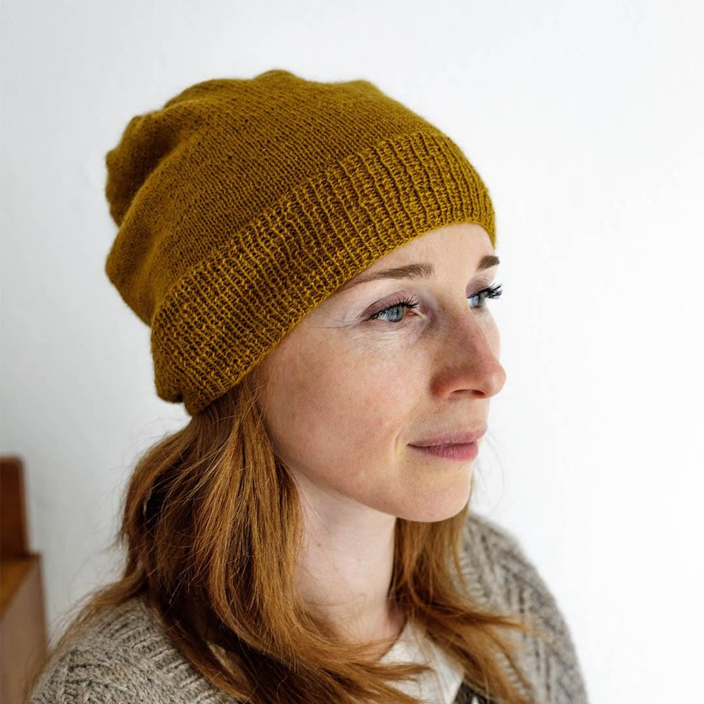 Dartmoor Mütze von Erika Knight mit Moorland Mohair 2