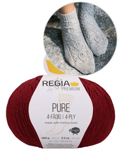 Erika Socks von Anja Heumann mit Pure von Regia Premium 8