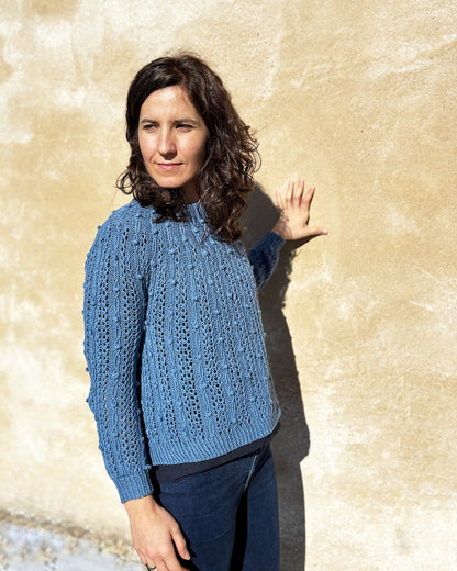 Oskia Sweater | silky textured pattern