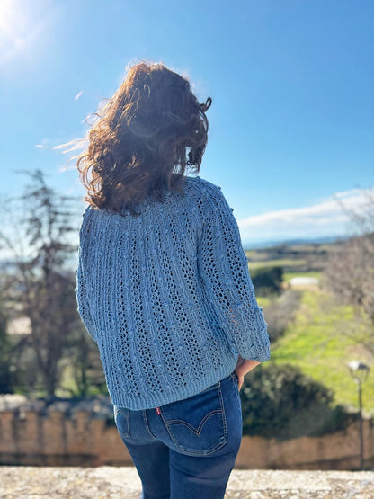 Oskia Sweater | silky textured pattern