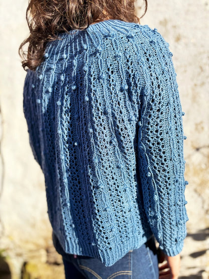 Oskia Sweater | silky textured pattern