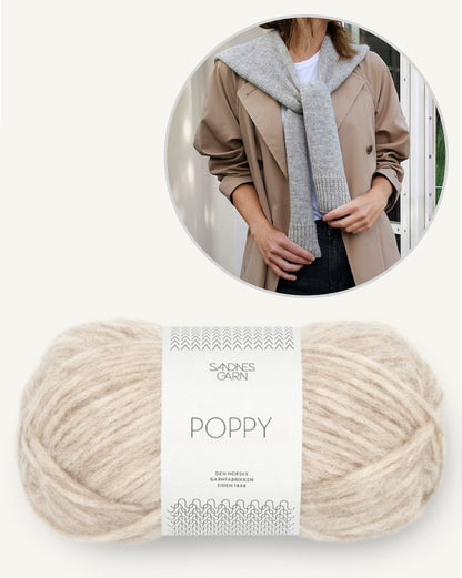 Fake Sweater Scarf von Paula-m mit Poppy von Sandnes Garn 14