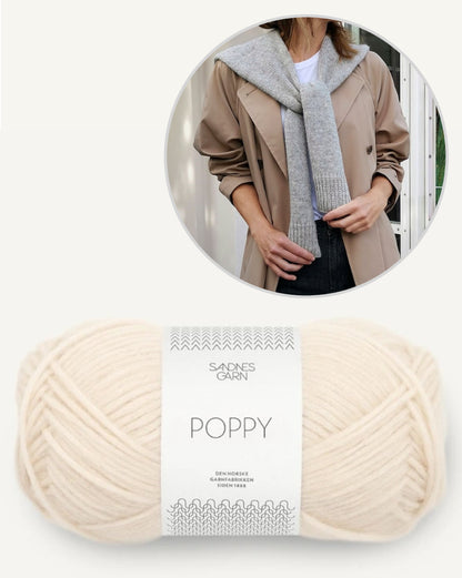 Fake Sweater Scarf von Paula-m mit Poppy von Sandnes Garn 13