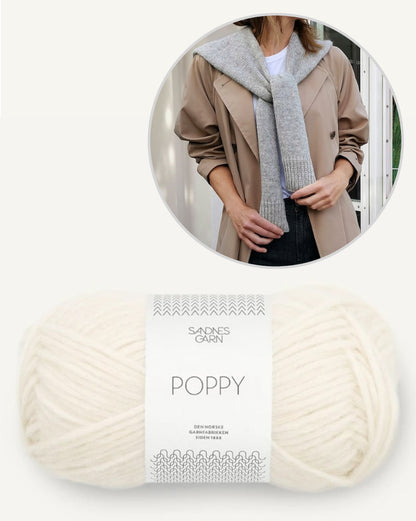Fake Sweater Scarf von Paula-m mit Poppy von Sandnes Garn 12