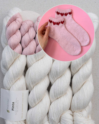 February Socks | be my Valentine mit Pinta von Pascuali