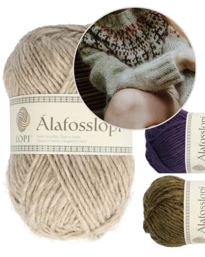 Fir and Fern Sweater | fantastischer Norweger aus Alafosslopi von Lopi Island