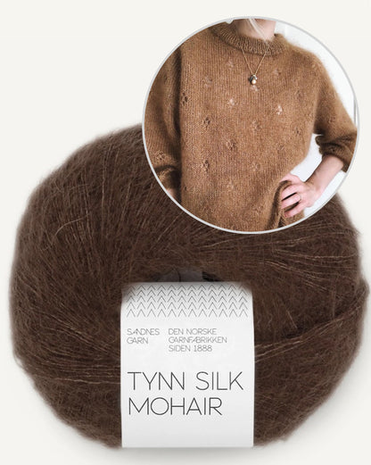 Fortune Sweater | zarter Glücksbringer aus Tynn Silk Mohair von Sandnes Garn