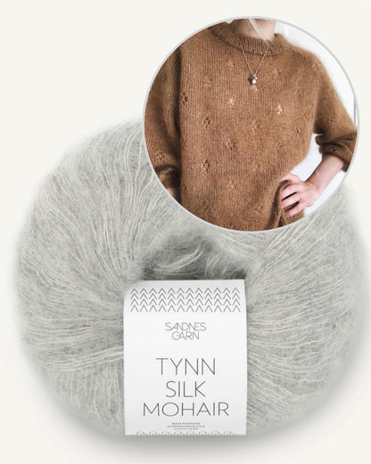 Fortune Sweater | zarter Glücksbringer aus Tynn Silk Mohair von Sandnes Garn