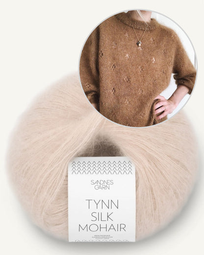 Fortune Sweater | zarter Glücksbringer aus Tynn Silk Mohair von Sandnes Garn