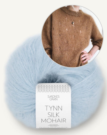 Fortune Sweater | zarter Glücksbringer aus Tynn Silk Mohair von Sandnes Garn