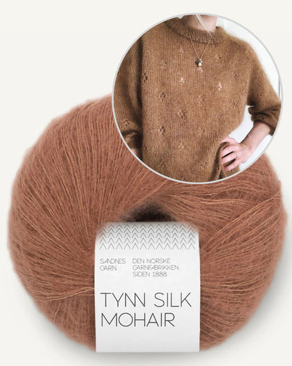 Fortune Sweater | zarter Glücksbringer aus Tynn Silk Mohair von Sandnes Garn