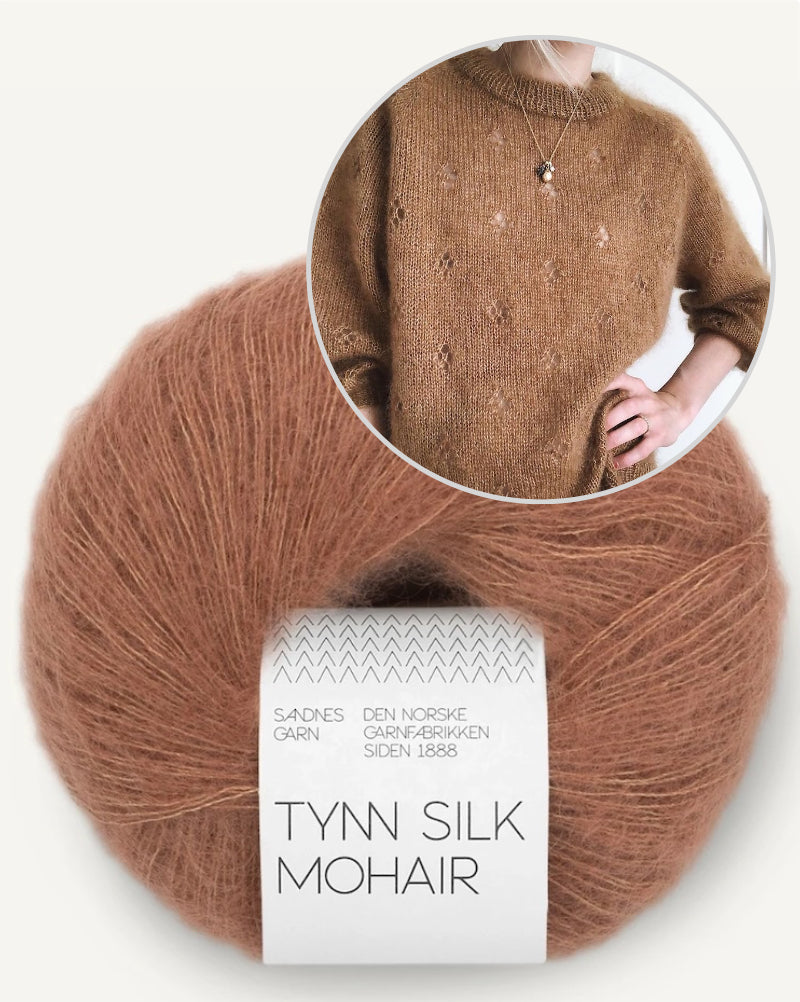 Fortune Sweater | zarter Glücksbringer aus Tynn Silk Mohair von Sandnes Garn