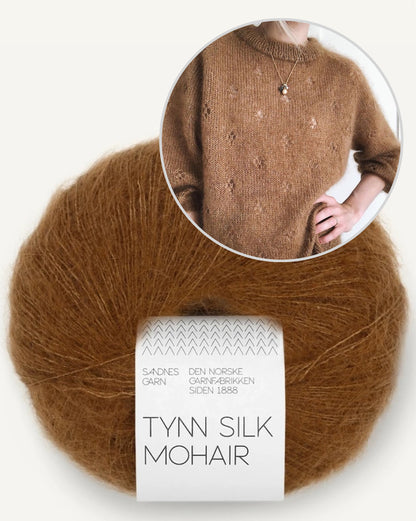 Fortune Sweater | zarter Glücksbringer aus Tynn Silk Mohair von Sandnes Garn