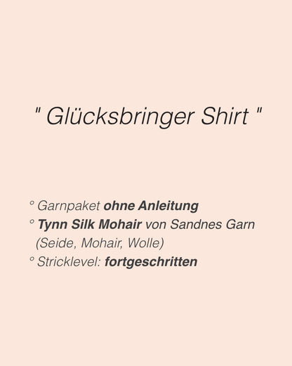 Fortune Sweater | zarter Glücksbringer aus Tynn Silk Mohair von Sandnes Garn